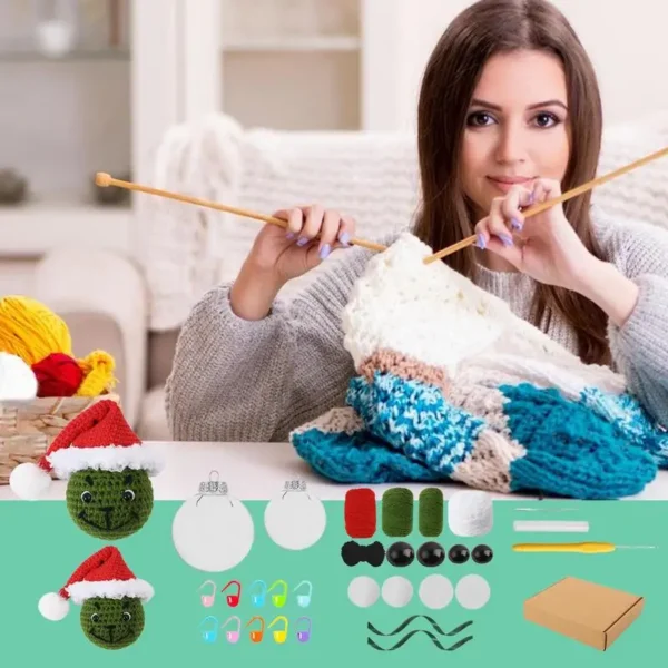 Crochet Kit – Starter Set with Hooks and Yarn - Image 2