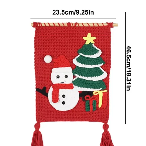 Christmas Crochet Kit with Holiday Tapestry - Image 6