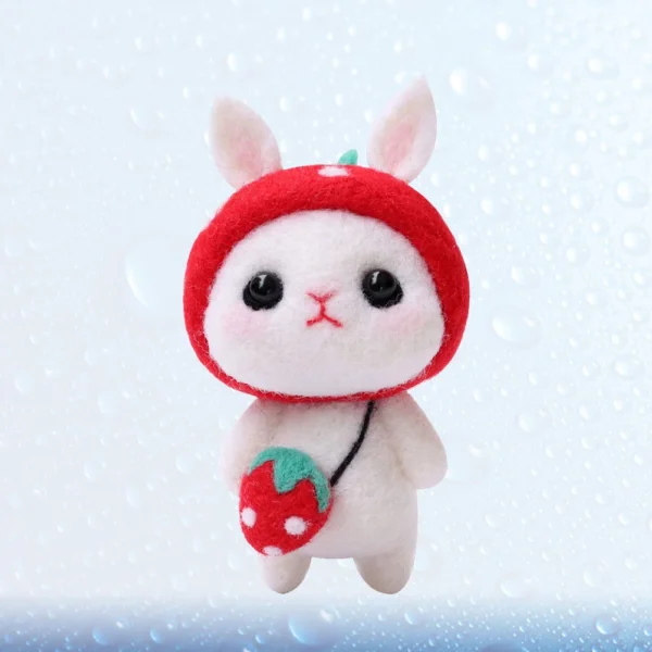 Crochet Kit for Needle Felting Baby Bunny - Image 7