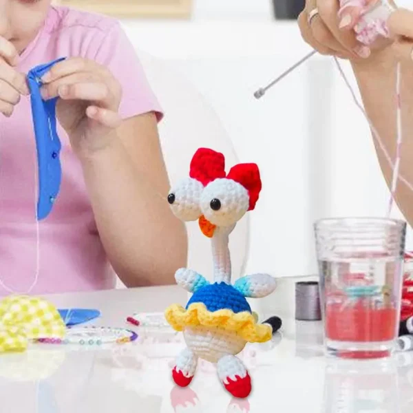 Crochet Kit: Animal Chicken Doll Knitting Set - Image 9