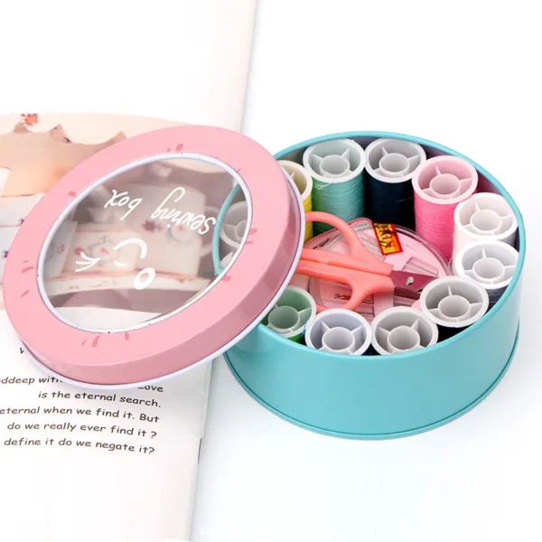 Crochet Kit: Mini Sewing Tools & Portable Storage Box - Image 4