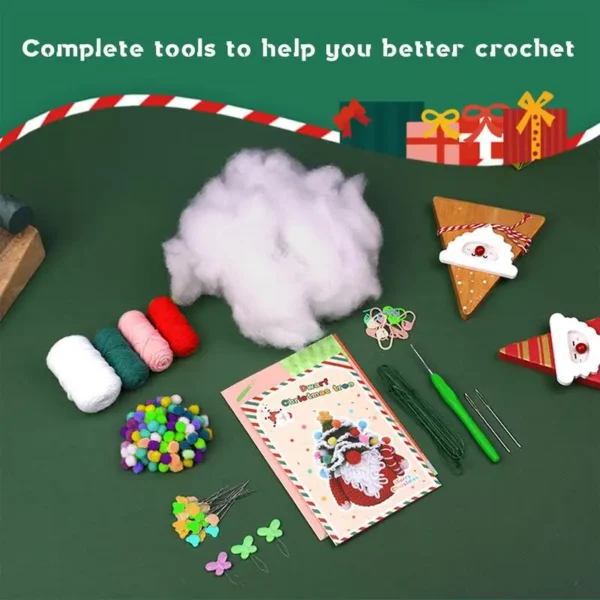 Crochet Kit for Beginners: Christmas Tree Craft - Image 3