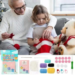 Crochet Kit - Beginner Cute Dolls Set with Videos