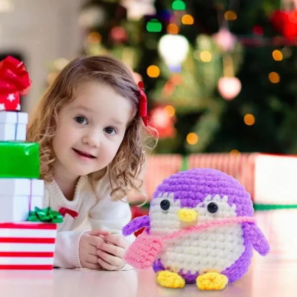 Penguin Crochet Kit – Beginner with Video Guide - Image 6