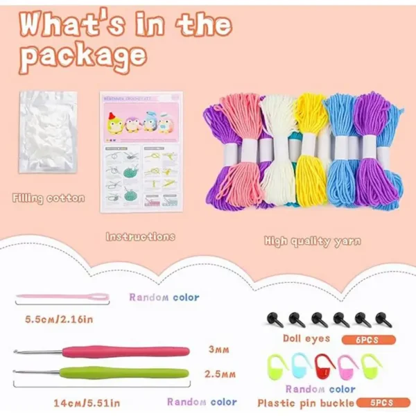 Penguin Crochet Kit – Beginner with Video Guide - Image 5