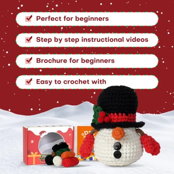 Crochet Kit: Christmas Theme Knitting Set - Image 5