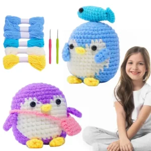 Penguin Crochet Kit – Beginner with Video Guide