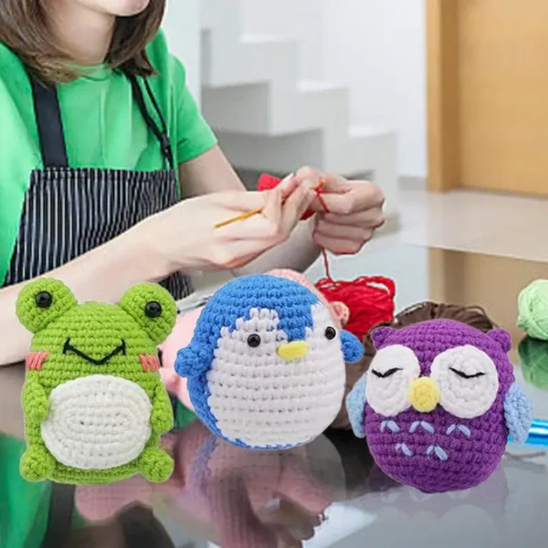 Crochet Kit: Beginner-Friendly Penguin Craft Set - Image 3