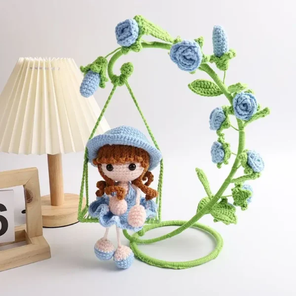 Crochet Kit - Swing Doll Kit for Beginners, Handmade Craft - Image 6