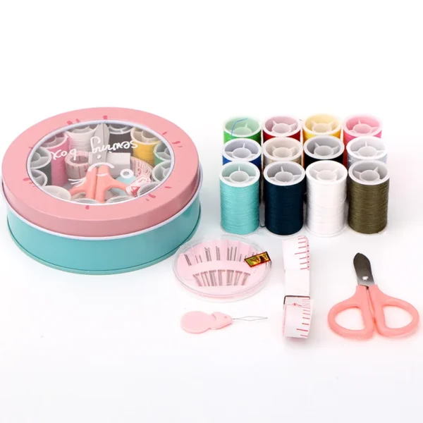 Crochet Kit: Mini Sewing Tools & Portable Storage Box - Image 2