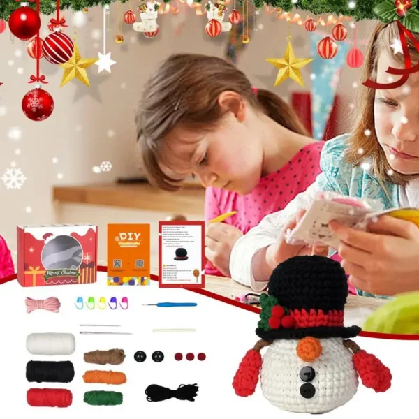 Crochet Kit: Christmas Theme Knitting Set - Image 3