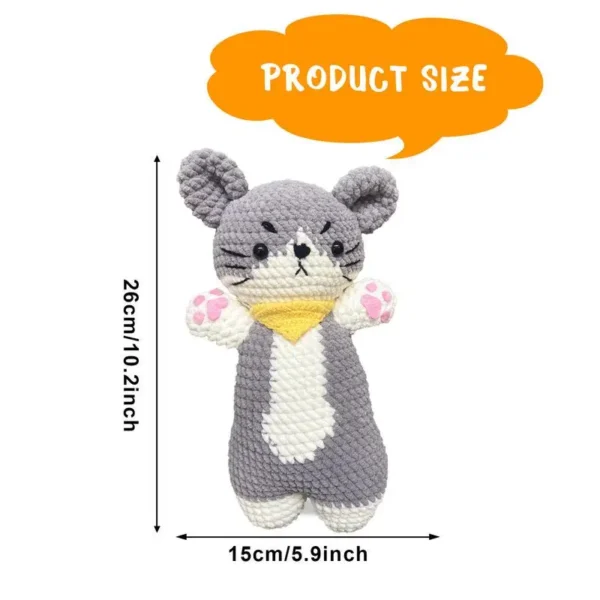 Crochet Kit - Cute Cat Set for Beginners with Instructions - Image 5