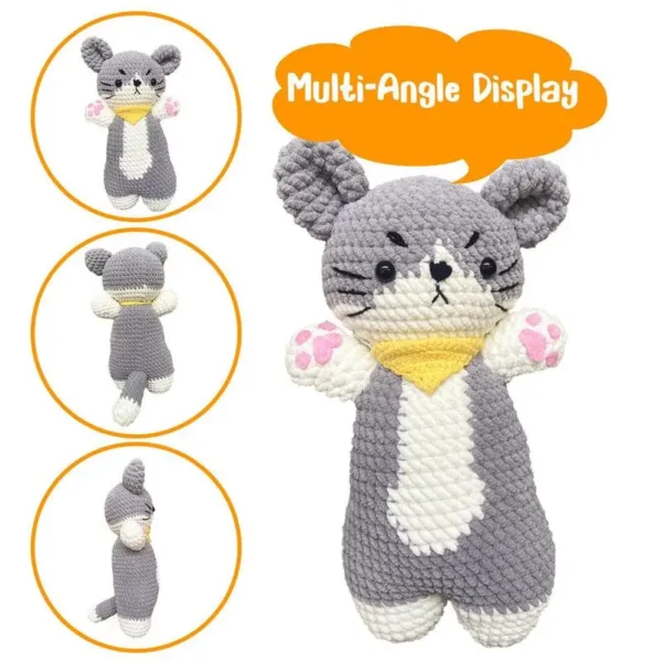 Crochet Kit - Cute Cat Set for Beginners with Instructions - Image 4