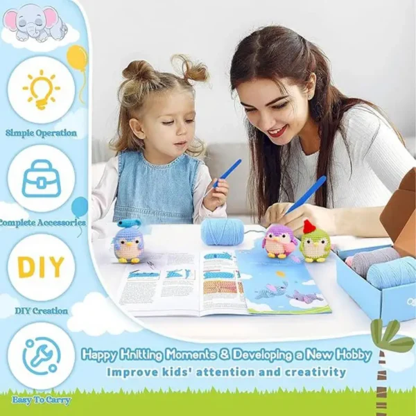 Penguin Crochet Kit: Complete Set for Beginners - Image 10