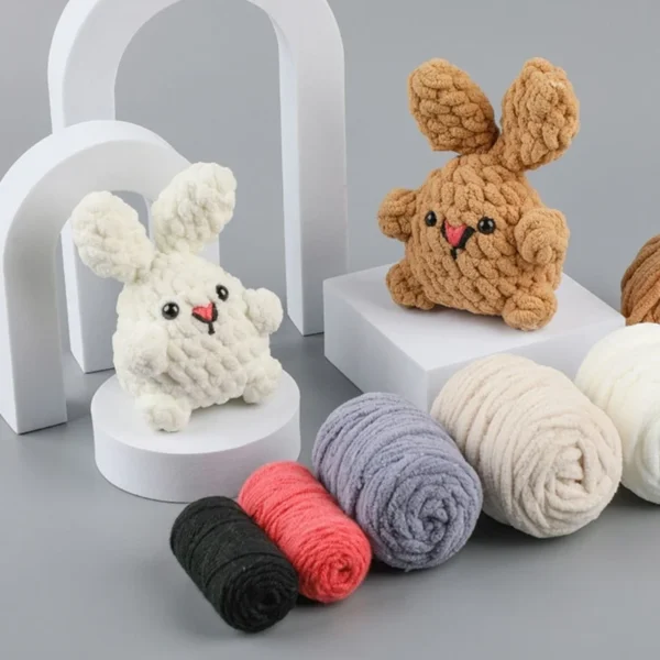 Beginner Crochet Kit with Yarn, Hook and Materials - Image 9