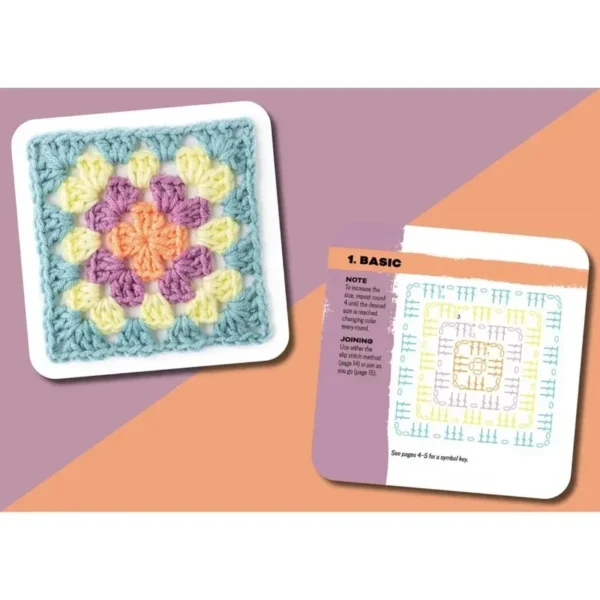Beginner Crochet Kit - Granny Squares & Coasters - Image 5
