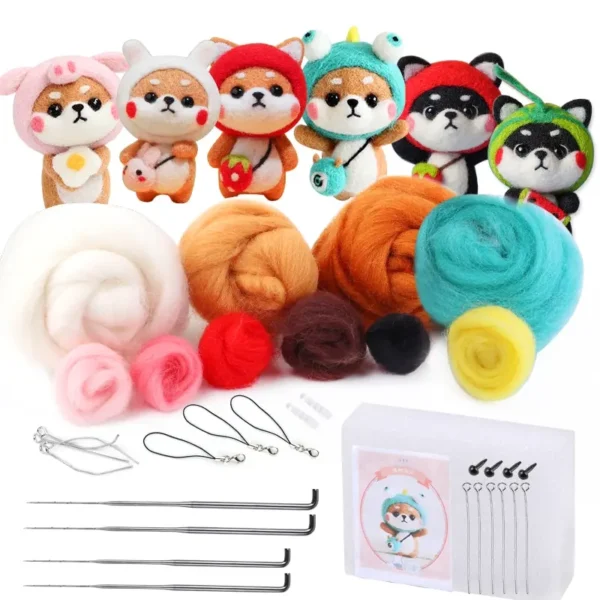 Crochet Kit: Wool Felting Animal DIY Starter Kit