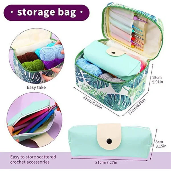 Crochet Kit: Ergonomic Hooks and Knitting Tools - Image 6