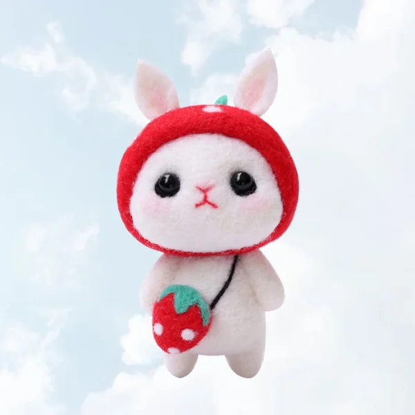 Crochet Kit for Needle Felting Baby Bunny - Image 11
