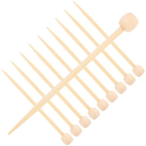 Crochet Kit: Bamboo Needles, Yarn, Weaving Tools - Image 4